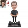 A Muscular Man Custom Bobblehead with Free Metal Inscription