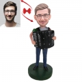 Accordion Player Custom Bobblehead