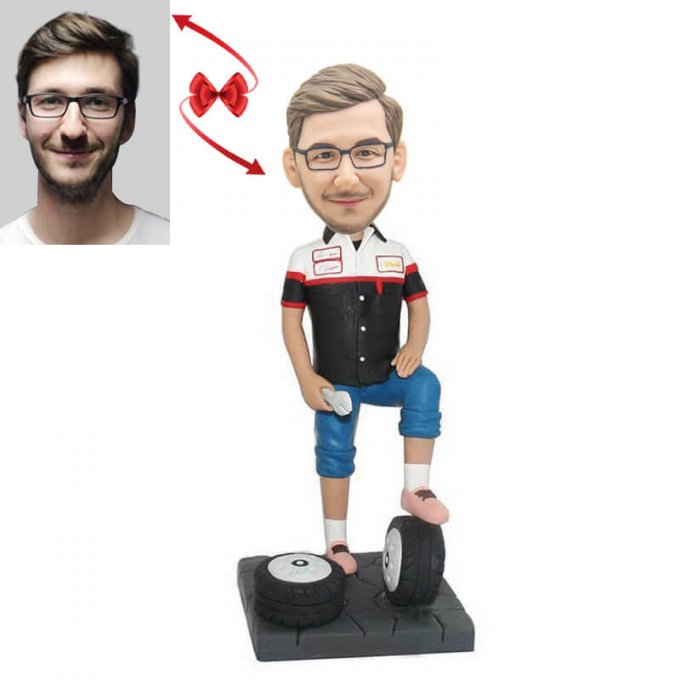 Auto Repairman Custom Bobblehead