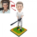 Baseball Player Batting Custom Bobblehead