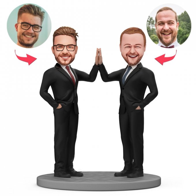 Best Partner Custom Bobblehead Gift For Team Mate/Colleagues/Business Partner