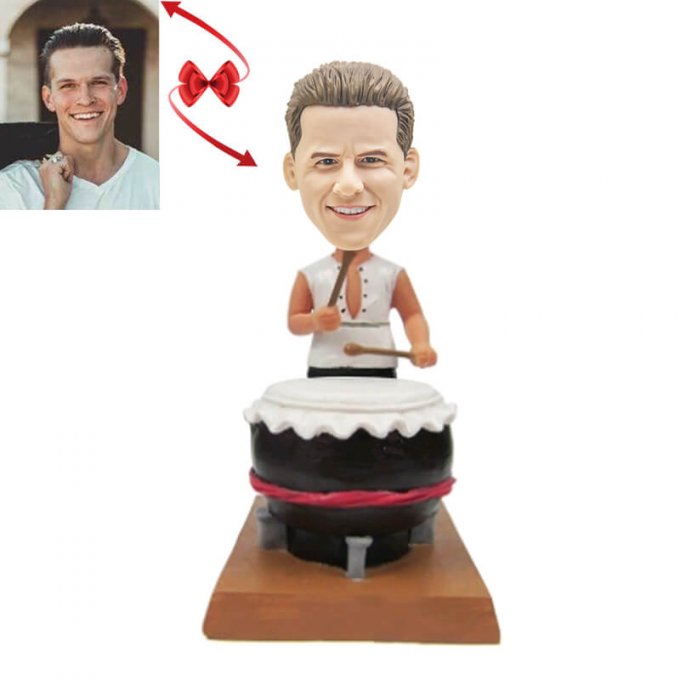 Big Drum Player Custom Bobblehead