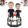 Boxing Couple Custom Bobblehead