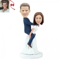 Bride Carrying The Bridegroom Custom Bobblehead