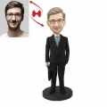 Businessman With Briefcase Custom Bobblehead