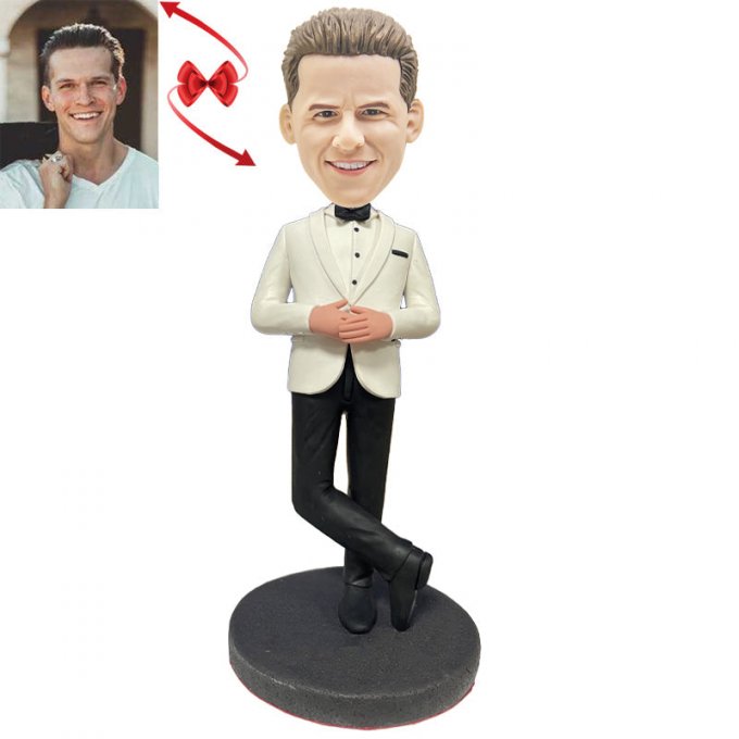 Casual Cool Man Custom Bobblehead