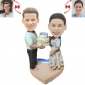 Celebrate Wedding Anniversary Custom Bobblehead