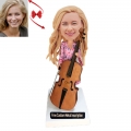 Cellist Custom Bobblehead with Free Metal Inscription