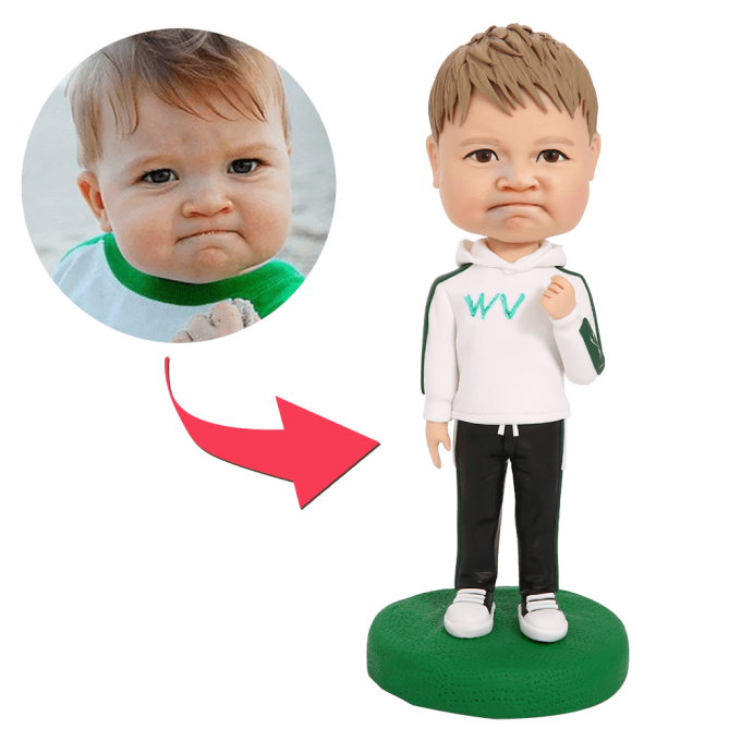 Cheer up Custom Bobblehead With Engraved Text