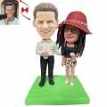 Cheers Couple Custom Bobblehead