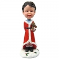 Christmas Gift Boy Custom Bobblehead With Engraved Text