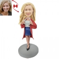 Cool Girl Happy Graduation Custom Bobbleheads