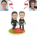 Couple Hikers Custom Bobbleheads