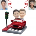 Couple of Sports Cars Custom Bobblehead