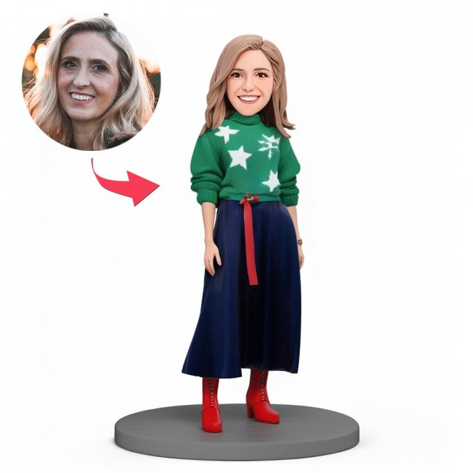 Custom Bobble Head Best Street Style from Paris Fashion Week Christmas Gift