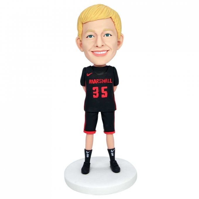 Custom Boy Basketball Player Bobbleheads In Basketball Uniform