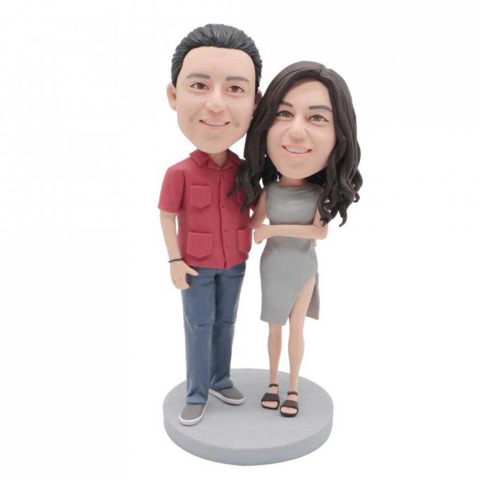 Custom Fashion Couple Bobbleheads