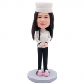 Custom Female Chef Cook Bobbleheads