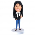 Custom Female College Teacher Bobbleheads