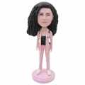 Custom Female Doctor Bobbleheads In Pink Doctor Clothes