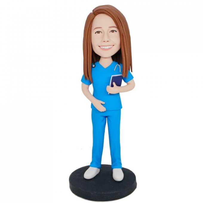 Custom Female Doctor Physician Bobbleheads