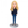 Custom Female Fbi Agent Bobbleheads