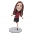 Custom Female Office Staff Bobbleheads In Professional Business Attire