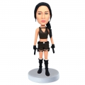 Custom Female Tomb Raider Bobbleheads