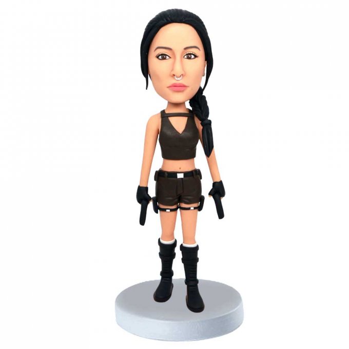 Custom Female Tomb Raider Bobbleheads