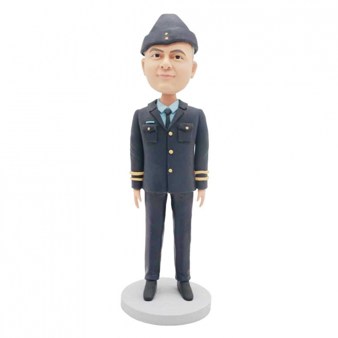 Custom Handsome Male Air Force Officer Bobbleheads