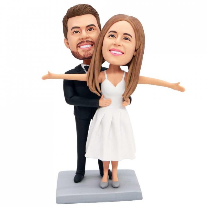 Custom Happy Couple Bobbleheads With Titanic Classic Pose