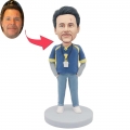 Custom Male Basketball Coach Bobbleheads