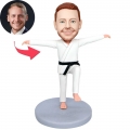 Custom Male Karate Bobbleheads