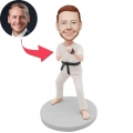 Custom Male Karate Taekwondo Bobbleheads