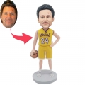 Custom Male Lakers Basketball Player Bobbleheads