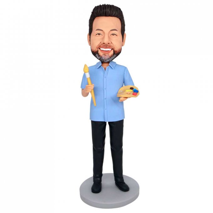 Custom Male Painter Bobbleheads