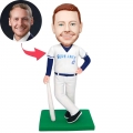 Custom Male Toronto BlueJays Baseball Player Bobbleheads