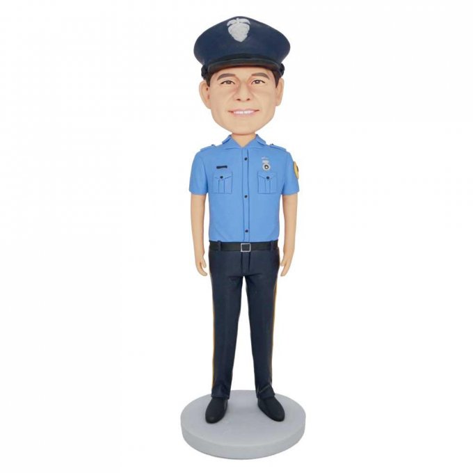 Custom Policeman Bobbleheads In Uniform