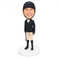 Custom Professional Female Rider Bobbleheads