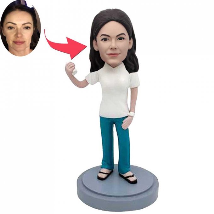 Custom Professional Female Therapist Bobbleheads