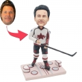 Custom Professional Male Ice Hockey Bobbleheads