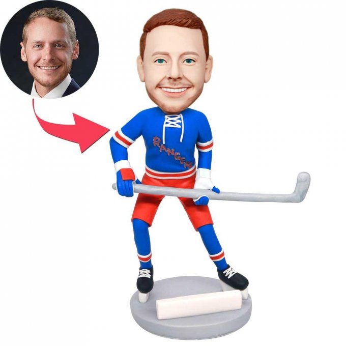 Custom Professional Male New York Rangers Hockey Bobbleheads