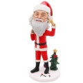 Custom Santa Claus Bobbleheads With Christmas Gifts