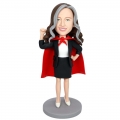 Custom Super Female Office Staff Bobbleheads In Business Attire