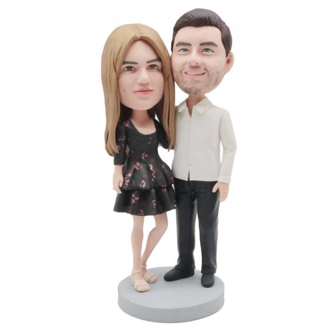 Custom Sweet Couple Bobbleheads