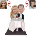 Dinner Together Custom Bobblehead