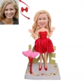 Dress Girl Custom Bobblehead