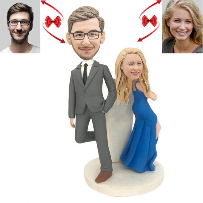 Fashion Couple Custom Bobbleheads