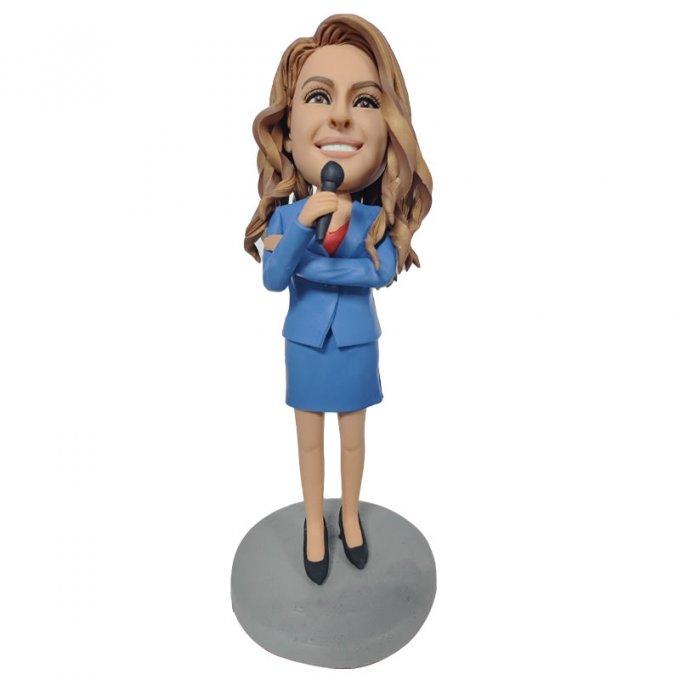 Female Anchor Custom Bobblehead