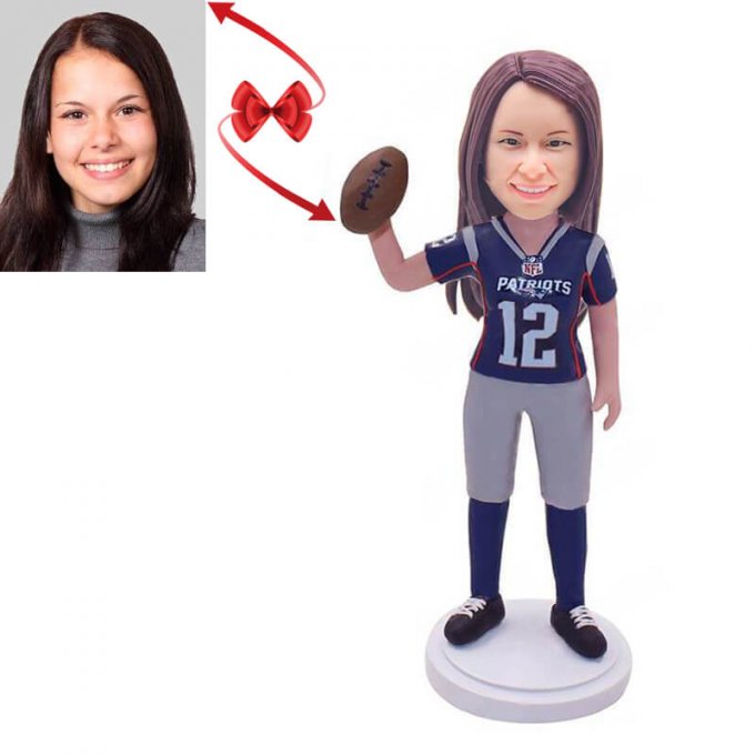 Female NFL Custom Bobblehead